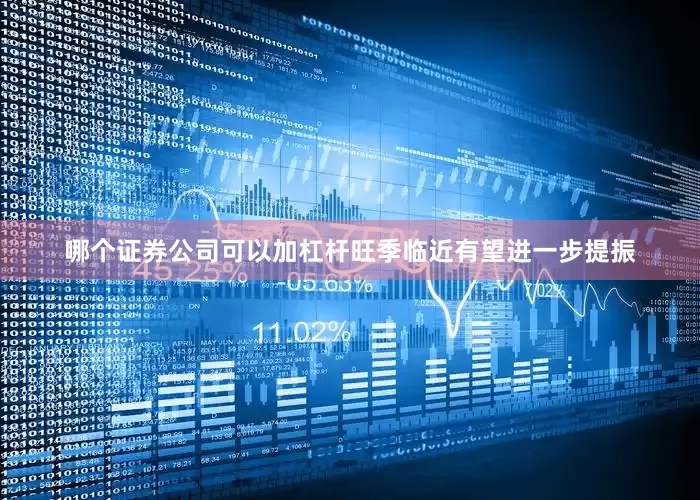 哪个证券公司可以加杠杆旺季临近有望进一步提振