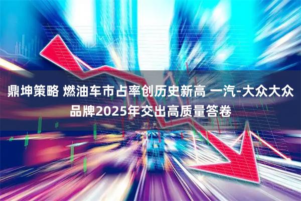 鼎坤策略 燃油车市占率创历史新高 一汽-大众大众品牌2025年交出高质量答卷