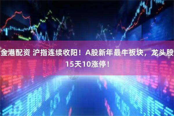 金港配资 沪指连续收阳！A股新年最牛板块，龙头股15天10涨停！